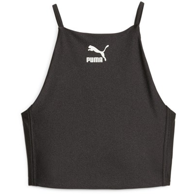 Buy Puma Luxe Sport T7 Knitted Top Womens Black Tank Top Online
