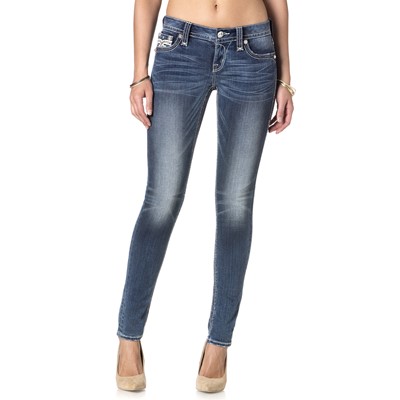 Rock Revival - Womens Holly Double Pocket Jeans in Red