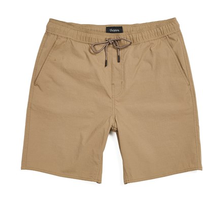 Brixton - Thompson Heather Shorts in Charcoal