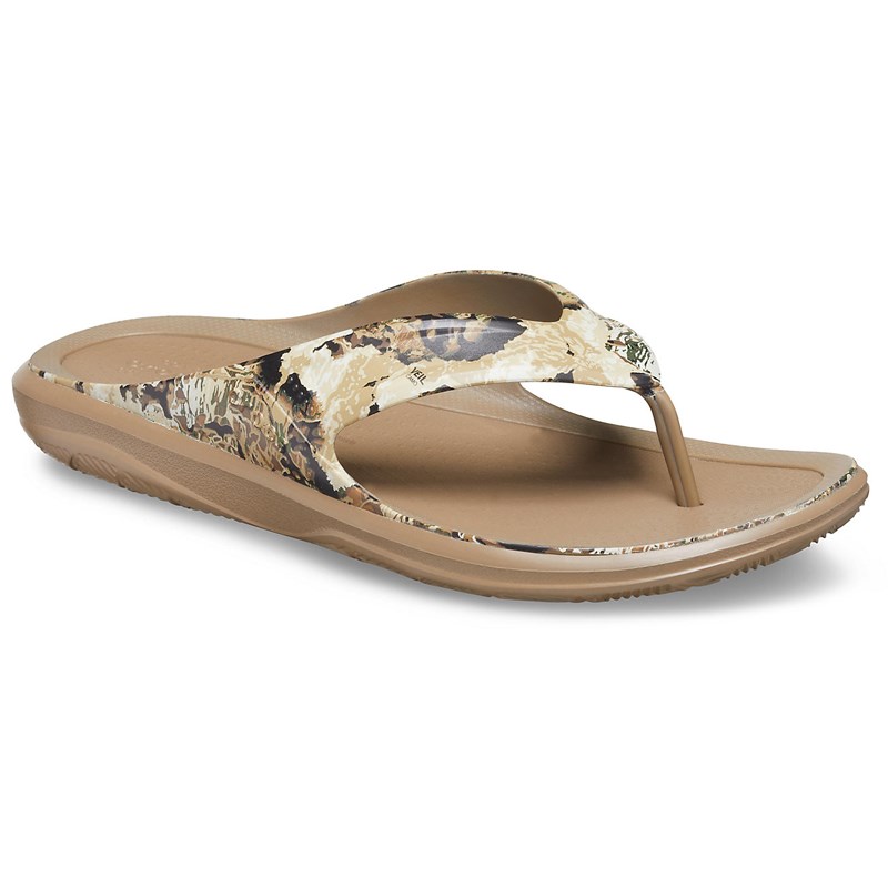 Crocs - Mens Swiftwater Veil Whitetail Wave Flip