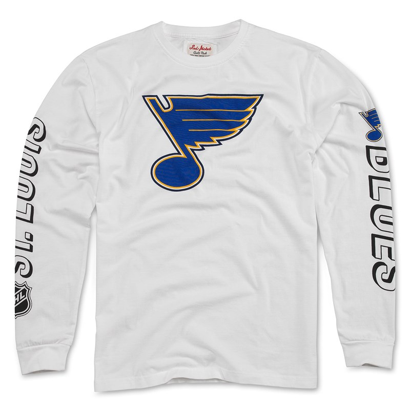 St. Louis Blues - Mens Maverick Tee Long Sleeve T-Shirt