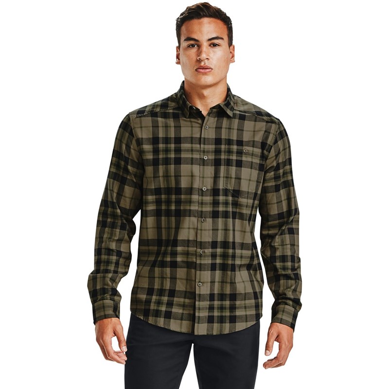 under armour men's flannel shirt