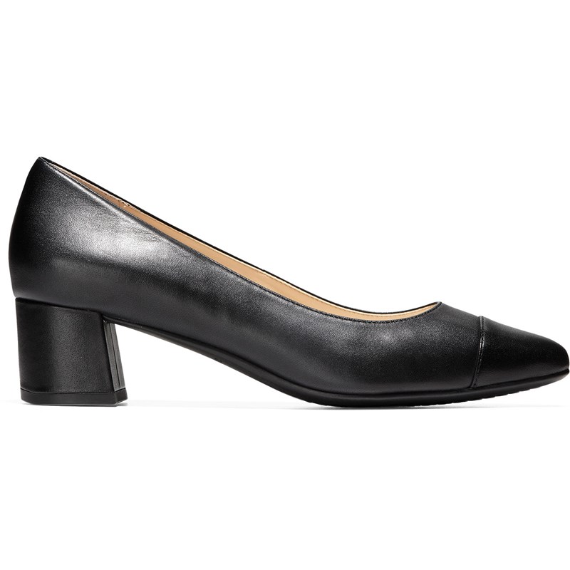 Women's Go-To Block Heel Pump in Black