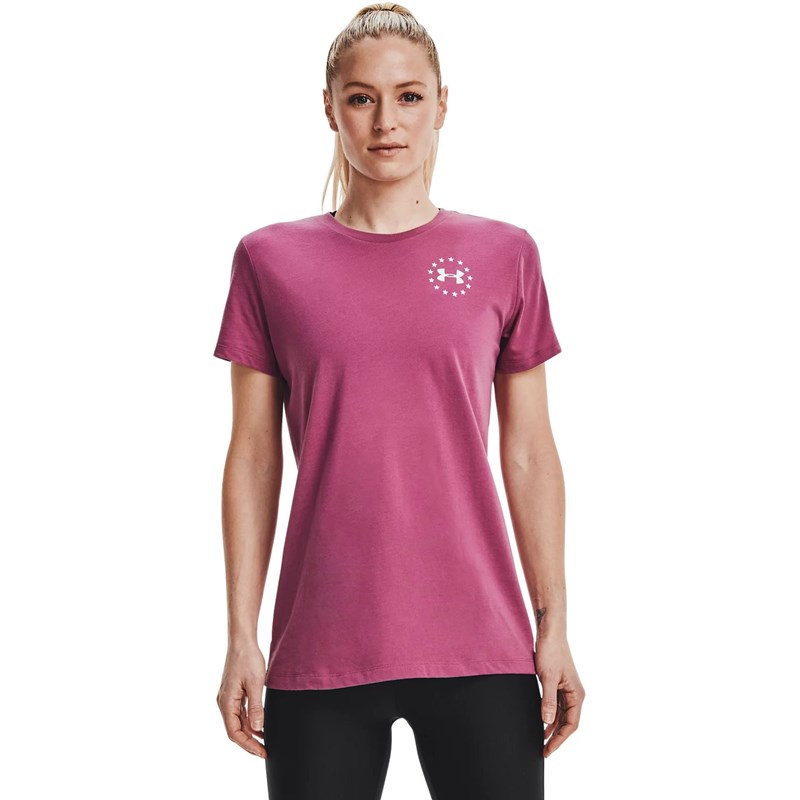Women's Under Armour Freedom Flag T-Shirt