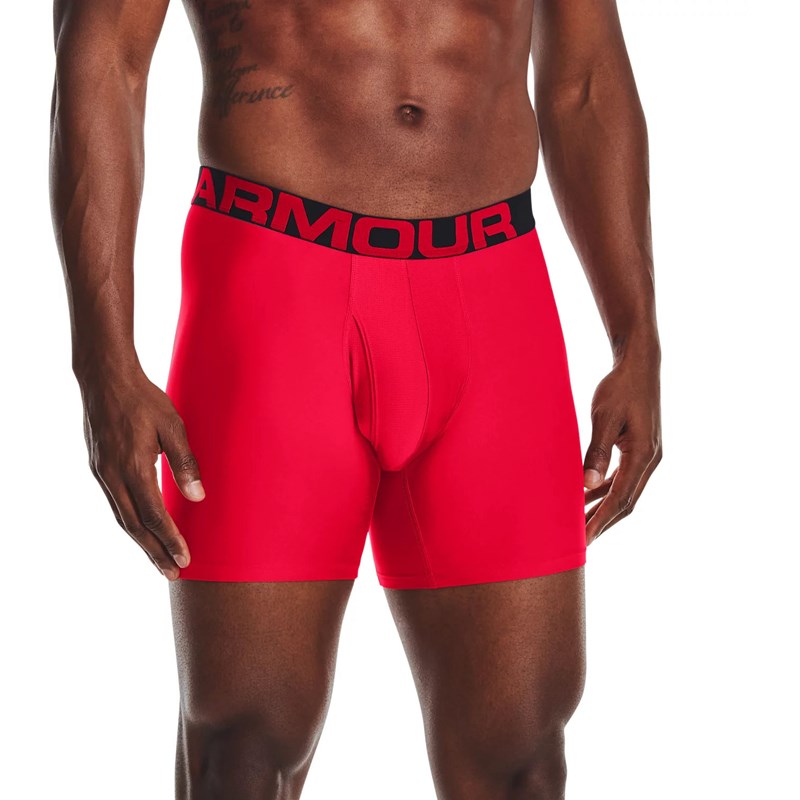 Under Armour, 2 Pack 6inch Tech Boxers Mens