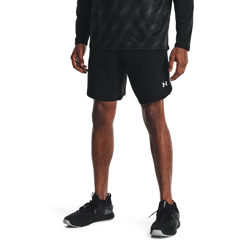 Black Under Armour Cage Mens Training Shorts 