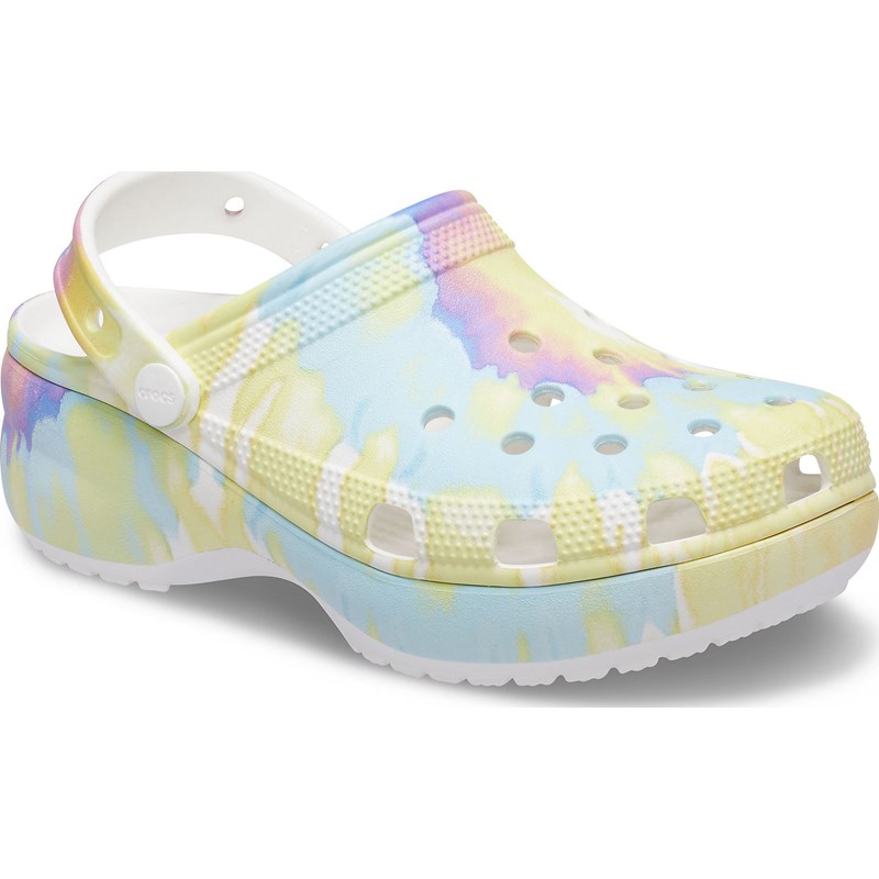 Tie dye shop clog crocs