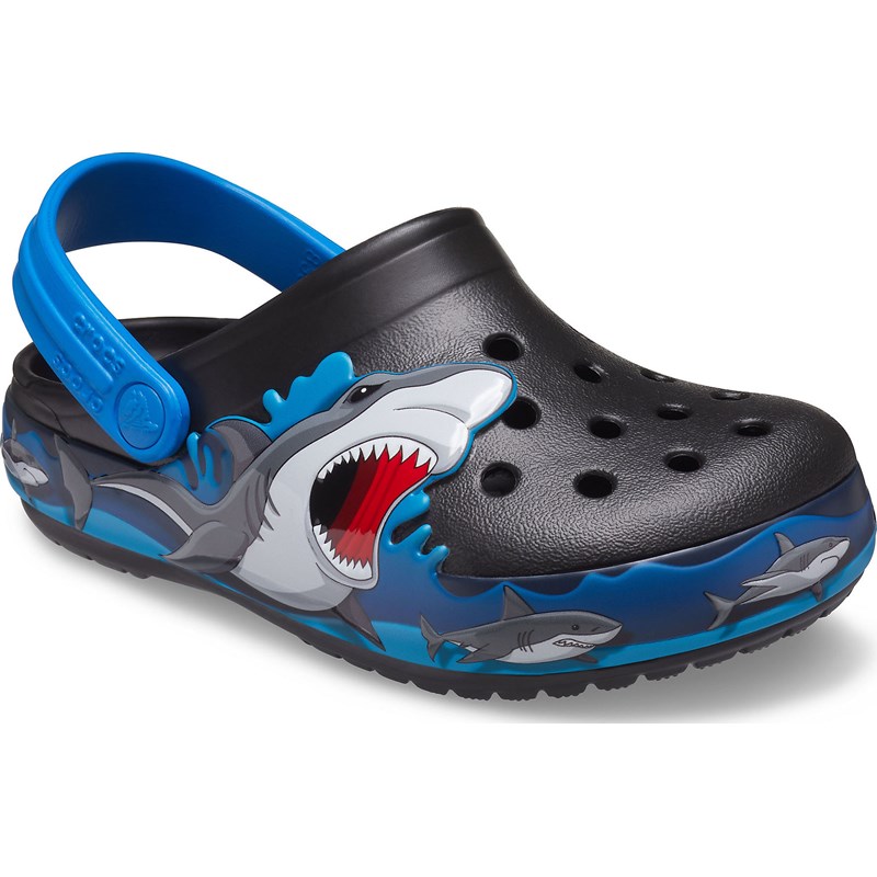 Shark crocs cheap for kids