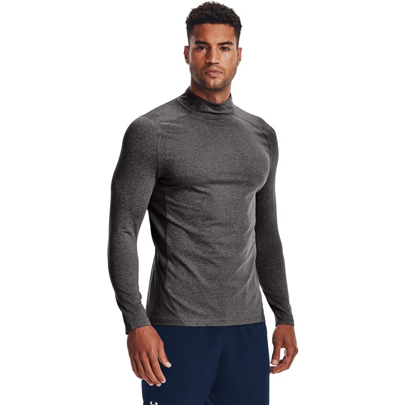 - Coldgear Fitted Armour Mock T-Shirt Under Armour Long-Sleeve Mens