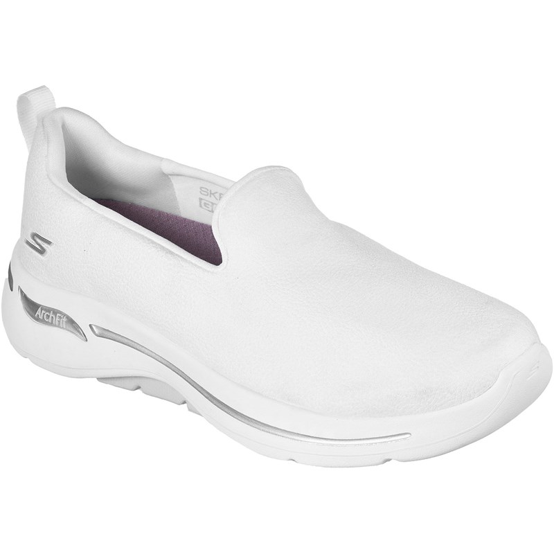 - Womens Skechers Gowalk Arch Fit - Smooth Slip On Shoes