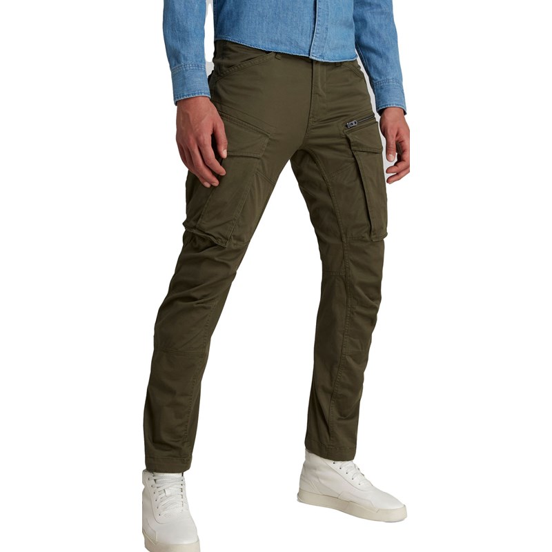G-Star Raw G star 3301 Cargo Pants Spellout Green 32x32