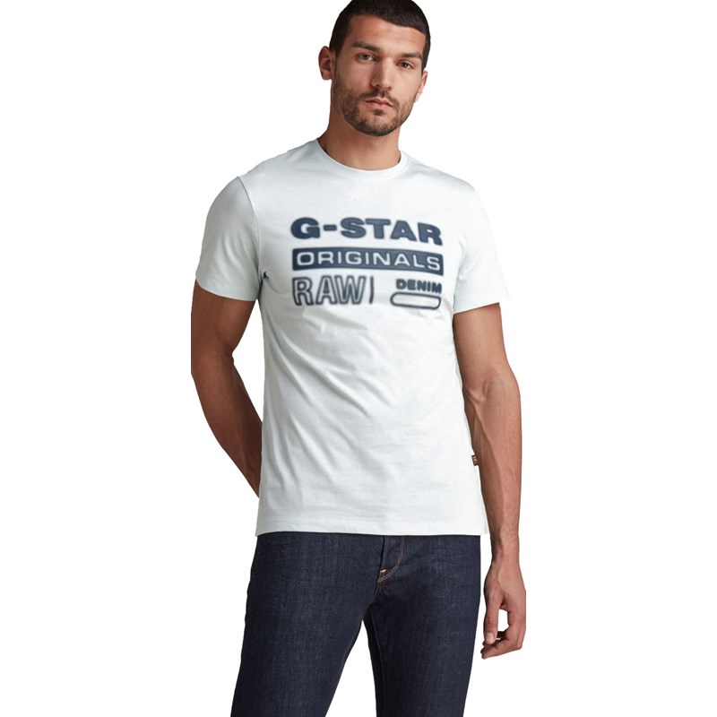 Originals T-Shirt | Medium blue | G-Star RAW® US