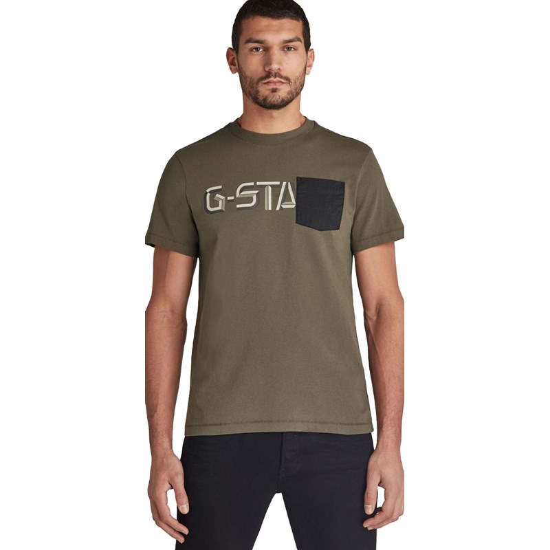 G-Star Raw - Mens Ripstop Pkt Graphic T-Shirt