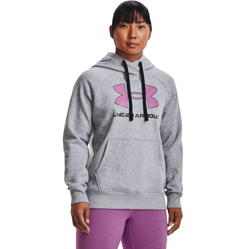 Under Armour - Womens Rival Bl Fill Hoodie Fleece Top