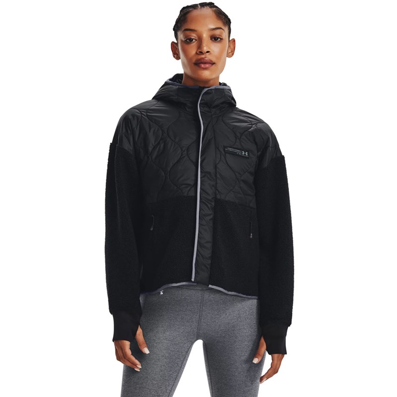 Grey Under Armour Womens UA Mission Insulate Jacket - Get The Label