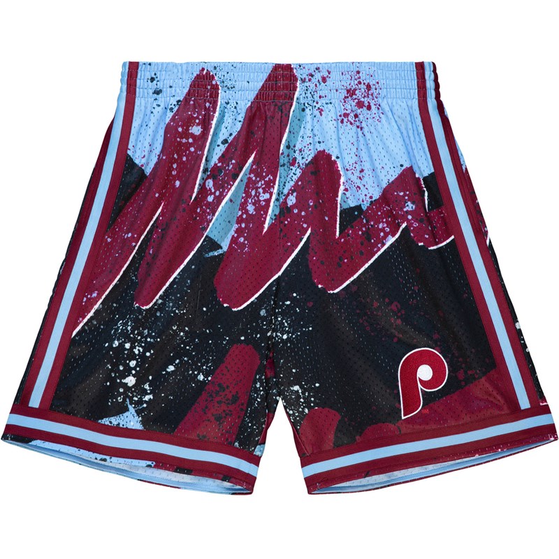 Mitchell And Ness - Philadelphia Phillies Mens Hyper Hoops Fashion Shorts