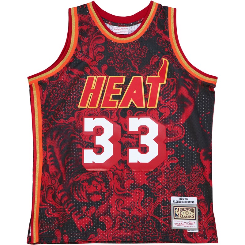 Alonzo Mourning Mitchell and Ness Miami HEAT Authentic Jersey