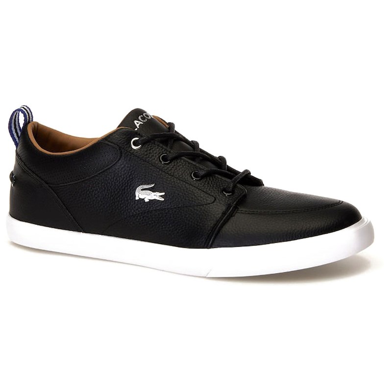 lacoste men's bayliss 119 1 u shoes black white 10