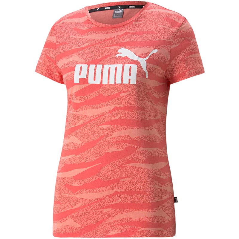 Womens Aop Ess+ Animal T-Shirt Puma -