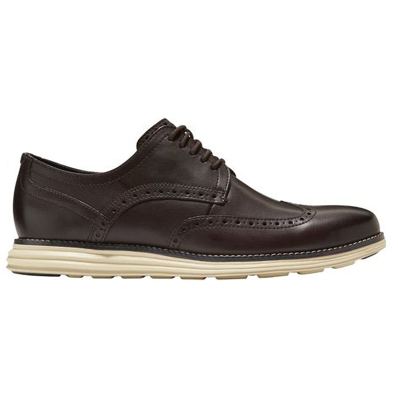 Cole Haan Men's ØriginalGrand Waterproof Leather Check Golf Shoes