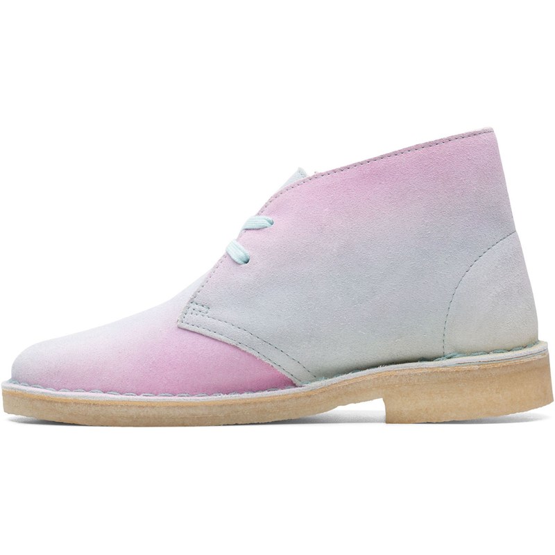 desert clarks pink