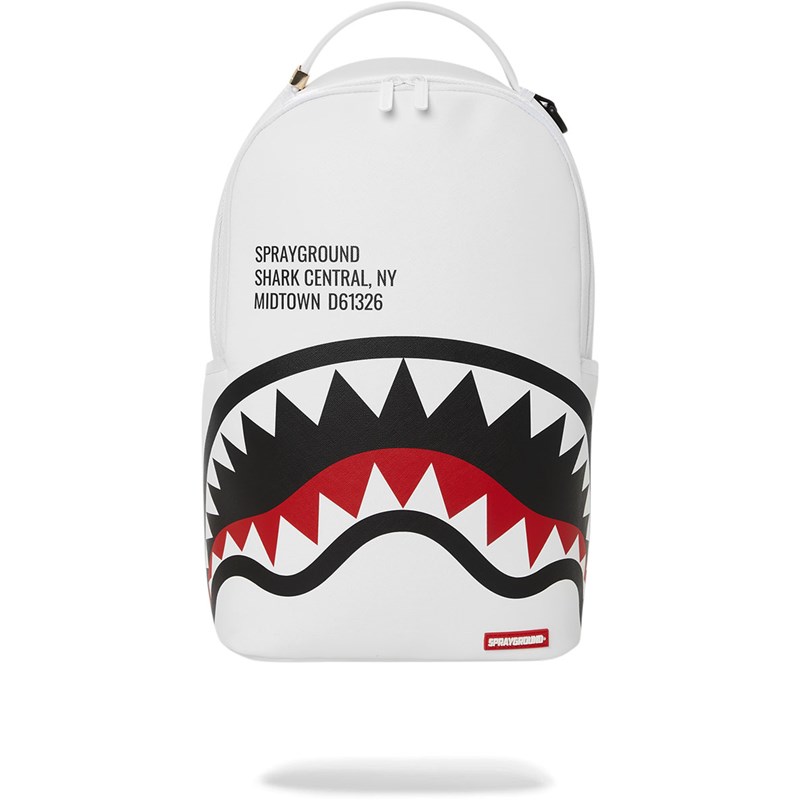 SPRAYGROUND AIR SHARK V2 ULTIMATE BACKPACK, White Men's Backpacks