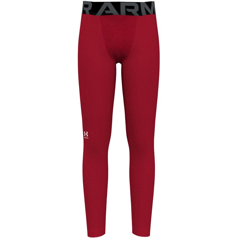 Snapklik.com : Under Armour Boys Coldgear Armour Leggings, White