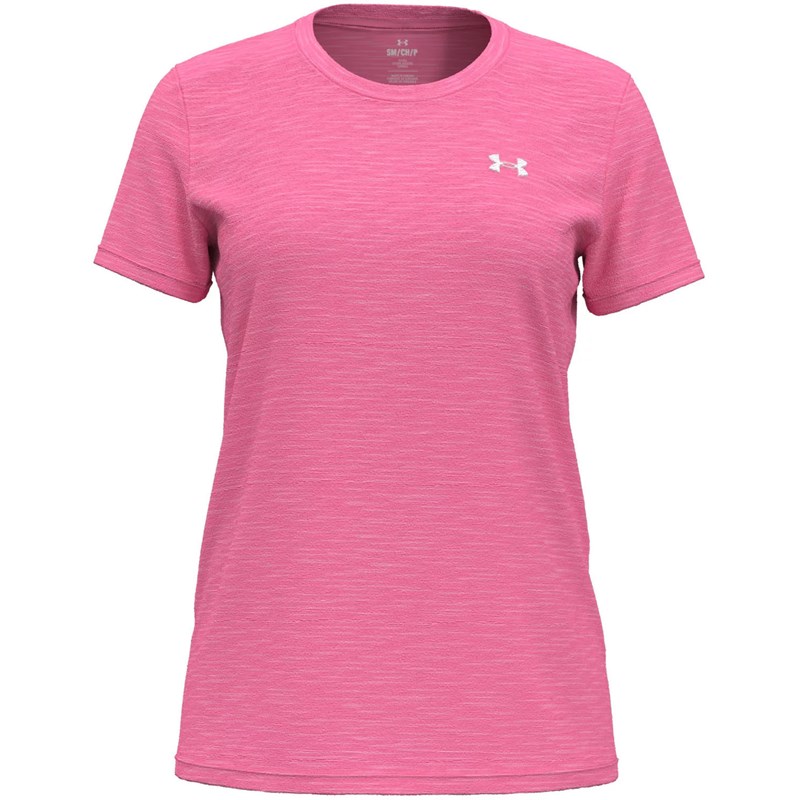 Under Armour TECH TWIST - Sports T-shirt - pink elixir/pink - Zalando.de