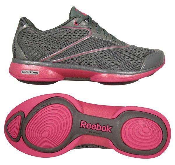 køretøj anbefale Indbildsk Reebok - Easytone Flash Womens Shoes In Rivet Grey/Overtly Pink