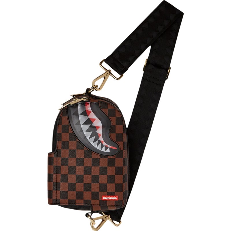 Sprayground ☆ ニット シャークス パリ スリングバッグ 人気 KYOTOKNIT SHARKS IN PARIS SAVVY CROSSBODY – SPRAYGROUND®