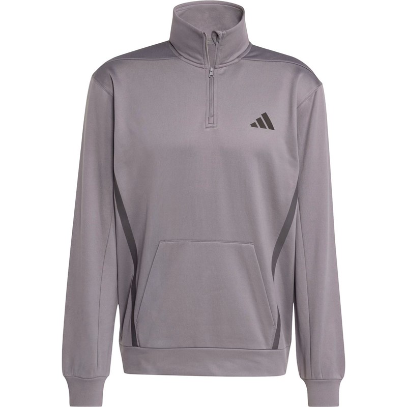 トップス TheLoopyDays Adidas - Mens Gg 1/4 Zip Crew Neck Sweatshirt