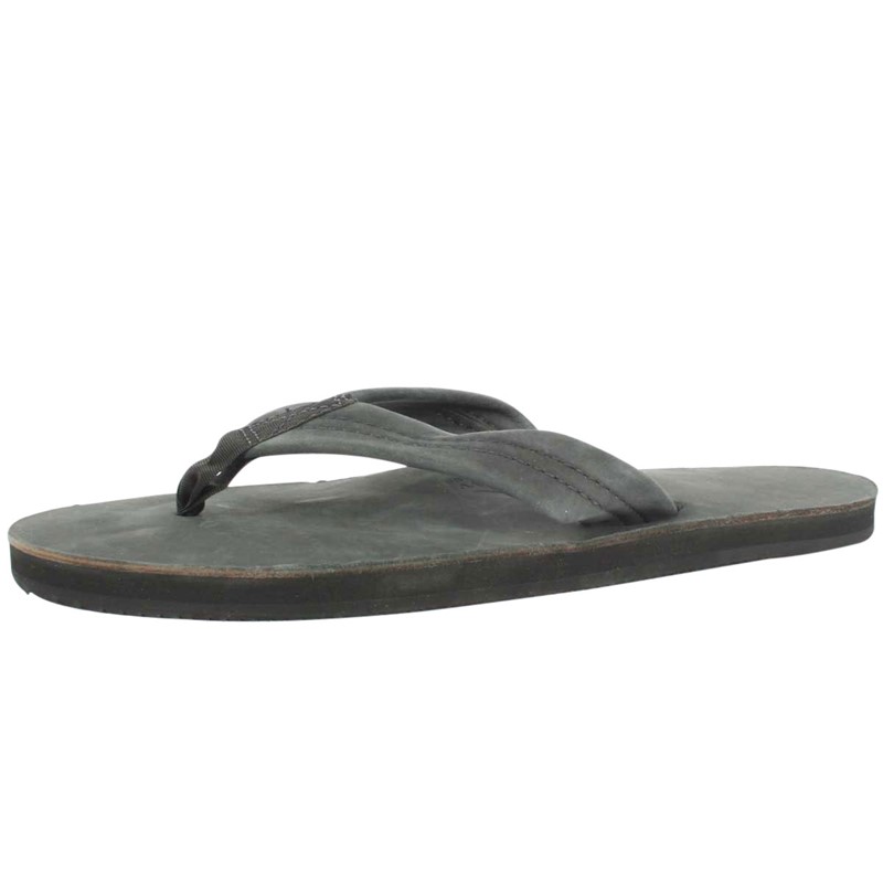 mens black rainbow sandals