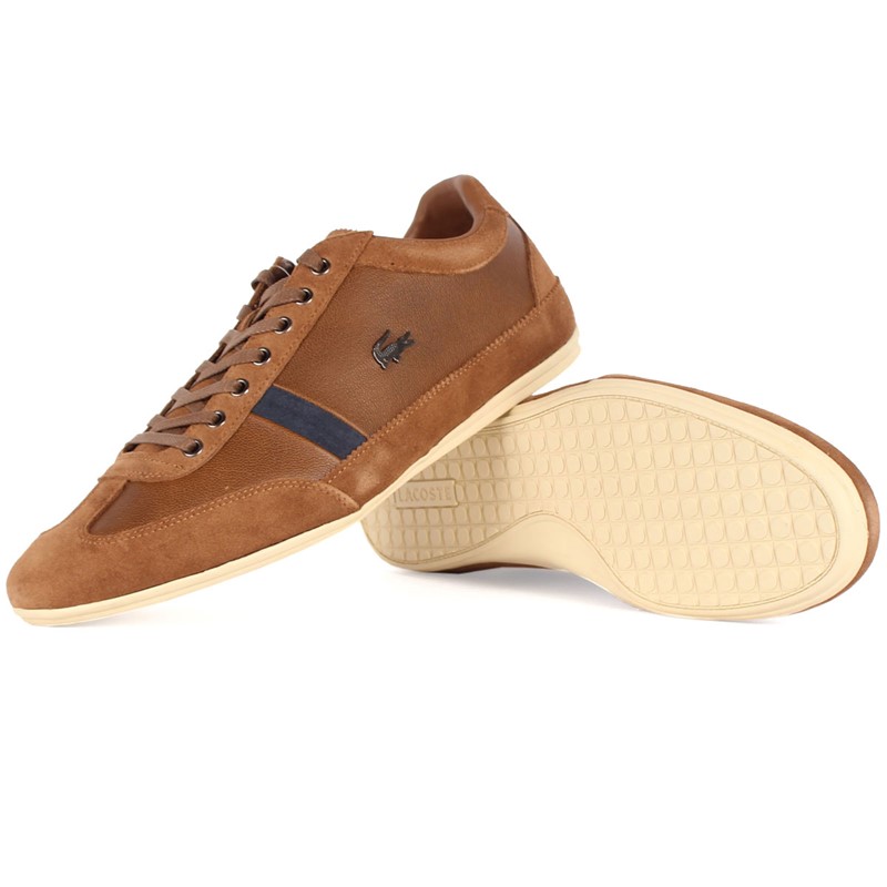 Lacoste - Mens Misano 22 Shoes In Tan