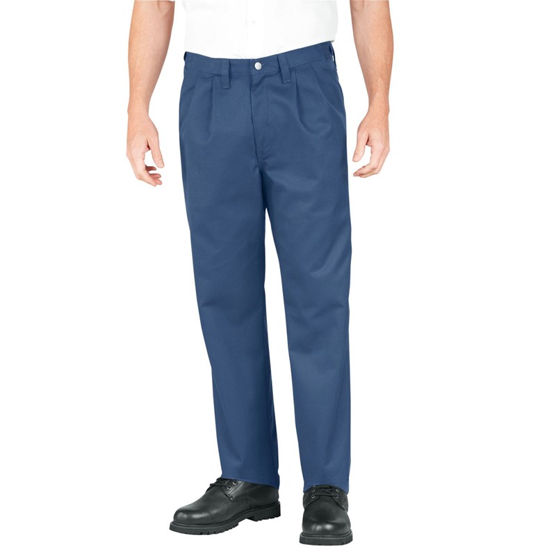 dickies pleated front comfort waist pants