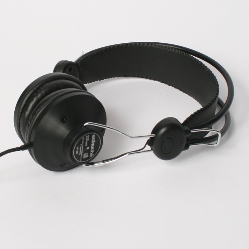 Eskuche 33 1 3 Mat B Side On Ear Audio Headphone in Matte Black