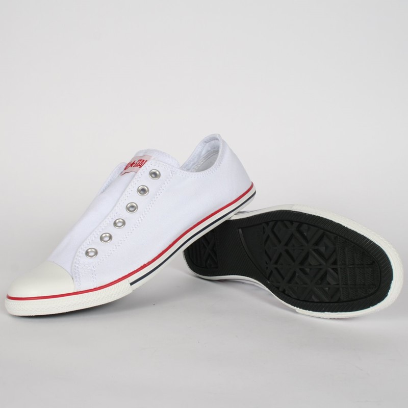 Chuck Taylor Slim Slip Low Top Shoes White (121866F)