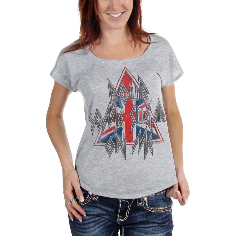 def leppard t shirt pour some sugar on me