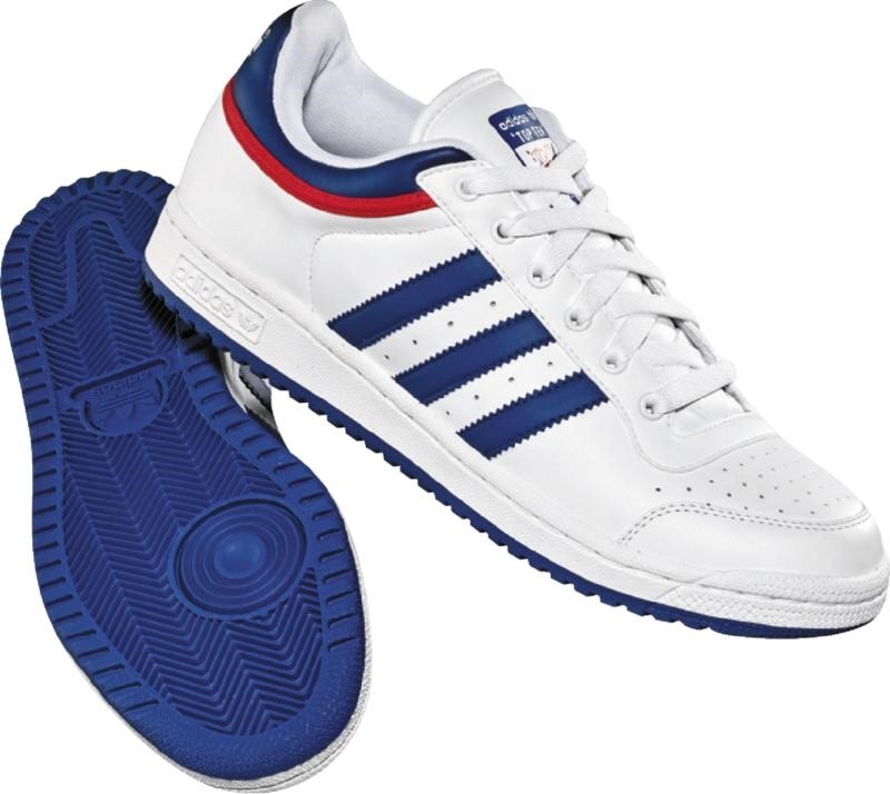 Adidas - Top Ten Lo Mens Shoes In Running White/ Collegiate Royal /  Collegiate Red