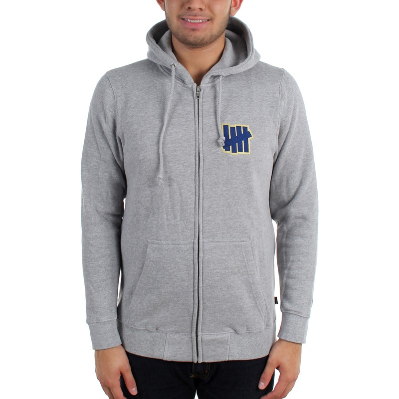 Undefeated Mens Steel City Zip Up Hoodie