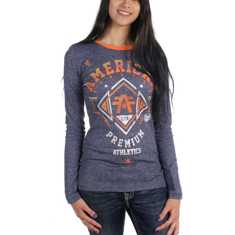 women's american fighter long sleeve shirts