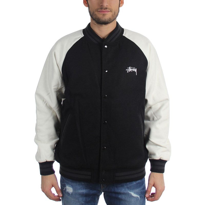 stussy wool bomber jacket