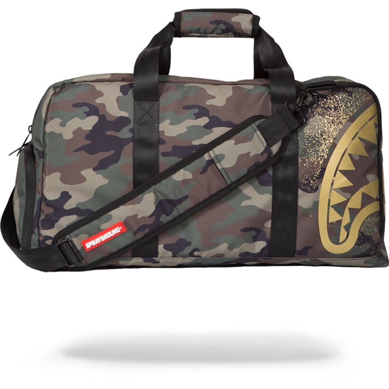 sprayground shark duffle