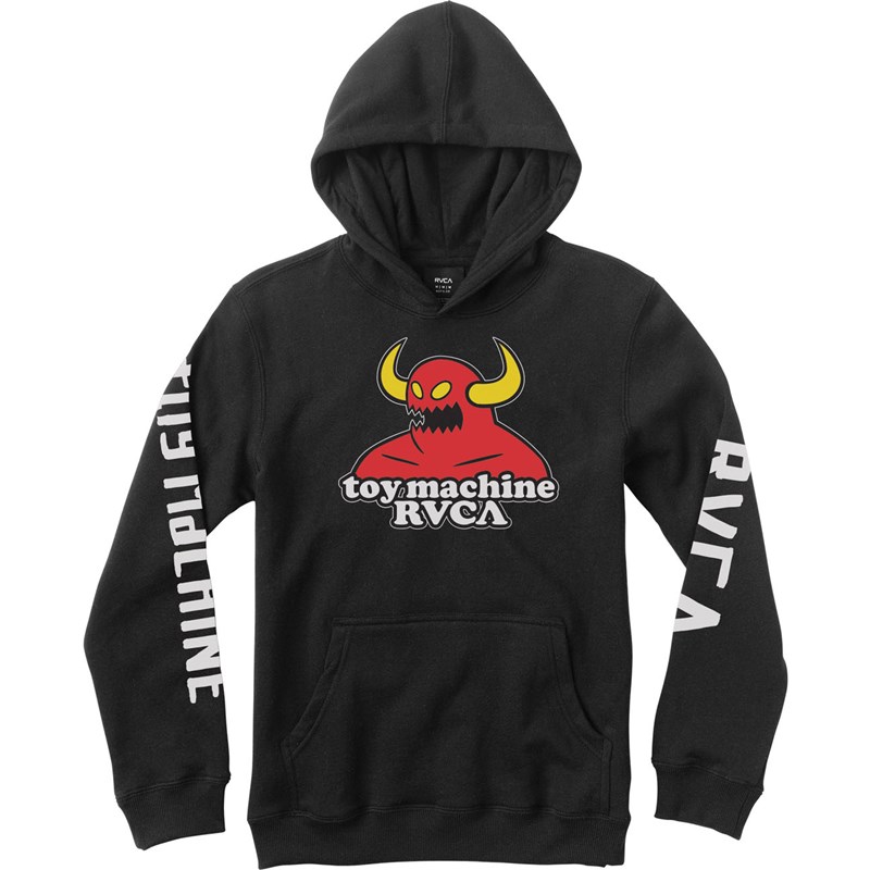 toy machine rvca hoodie