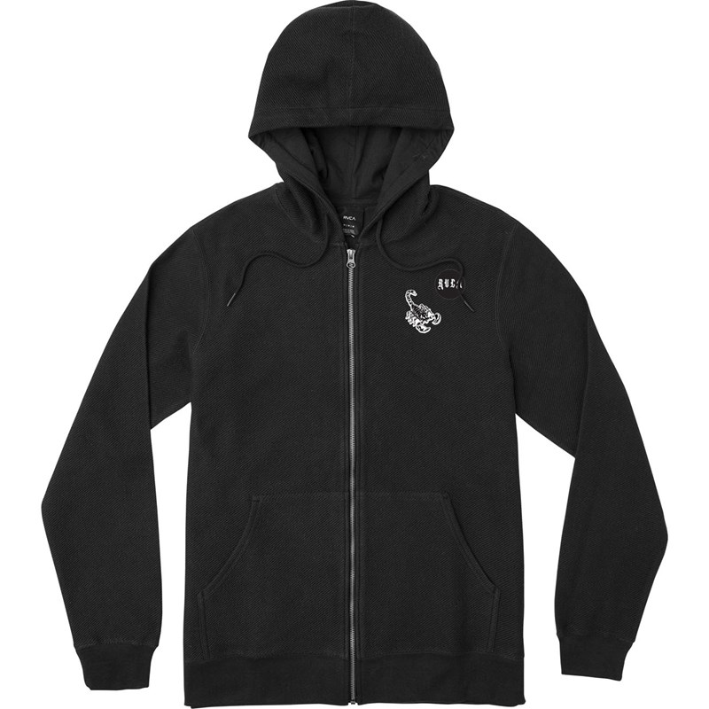 rvca zip up hoodie