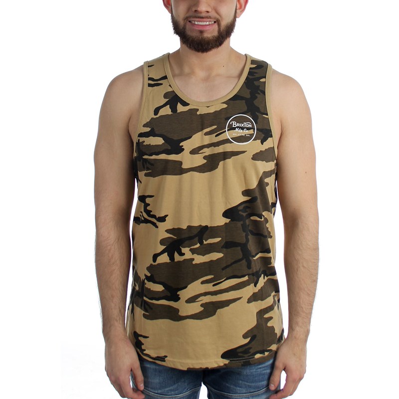 Brixton Mens Wheeler Tank Top
