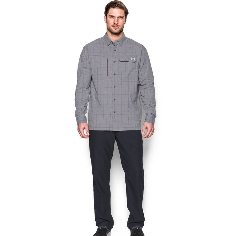 Under armour men's fish hunter hotsell plaid long sleeve