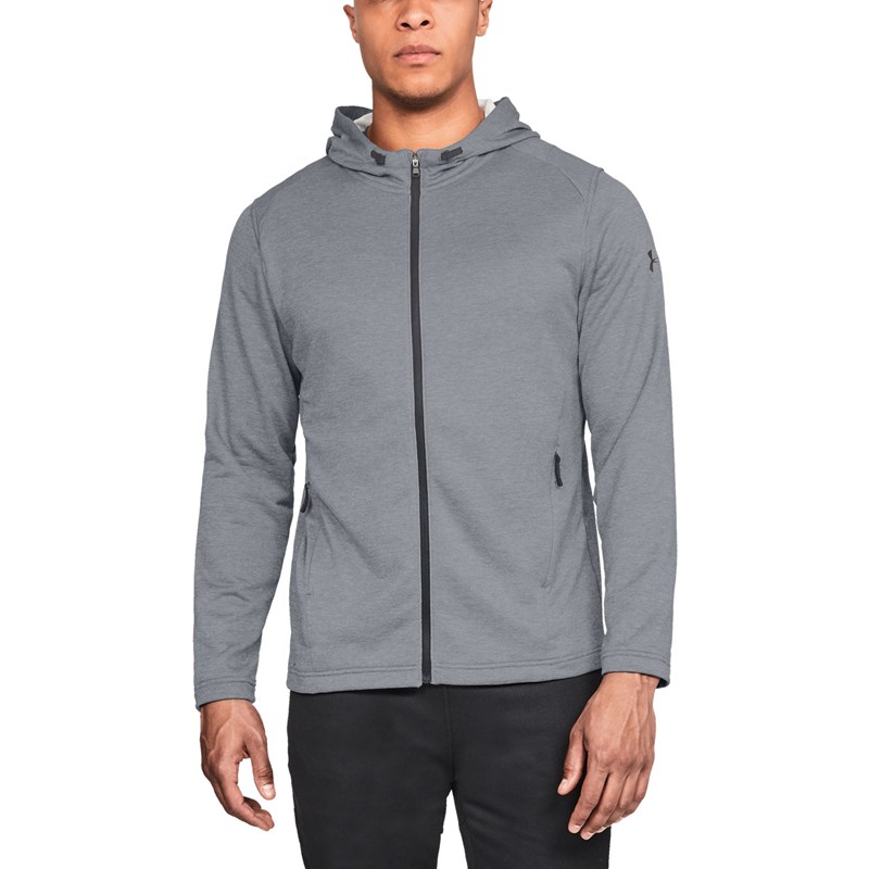 Sweatshirts Under Armour Mens Tech Terry Fitted Fz Hoodie Warm-up Top ...