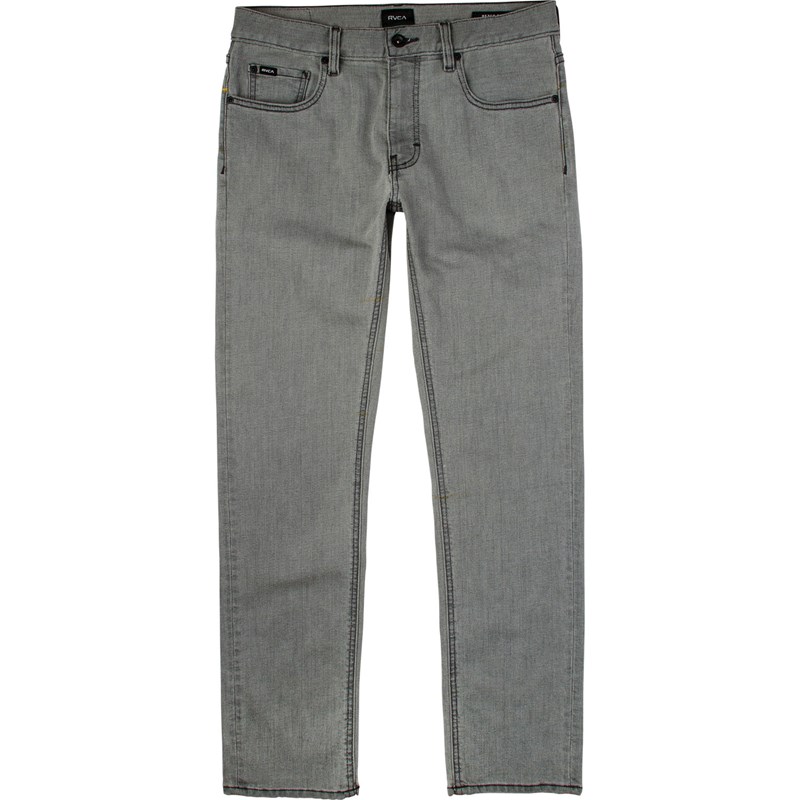 RVCA Mens Hexed Denim Slim Fit Jeans