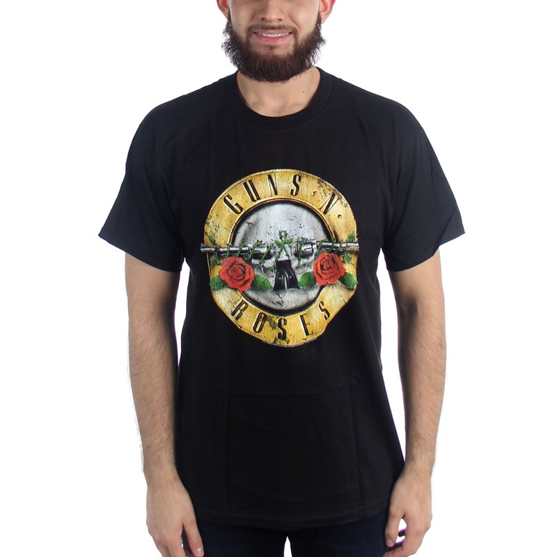Guns N Roses Distressed Bullet T-Shirt