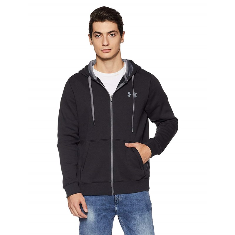 Under Armour - Rival Fitted Full Zip Fleece Top